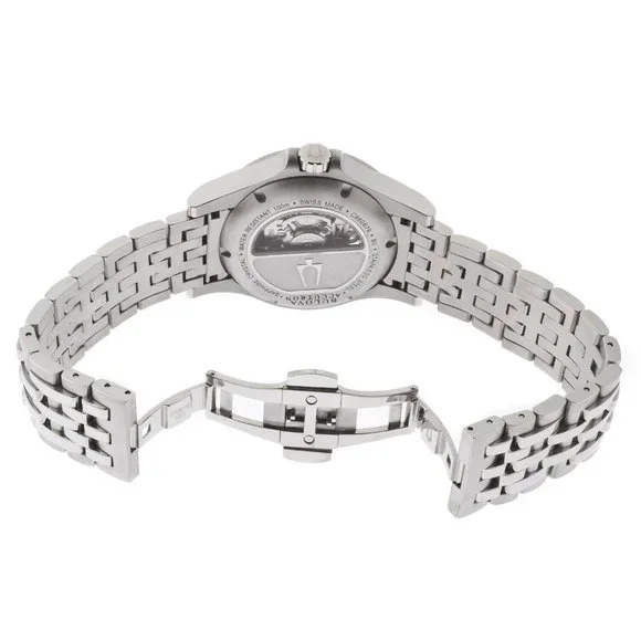 RARE Bulova Silver Automatic Calendar Watch